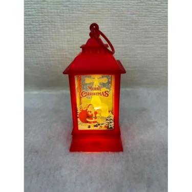 Imagem de DECORAÇÃO LUMINÁRIA ENFEITE NATALINO LAMPARINA DE NATAL LED (estilo 3 - A)
