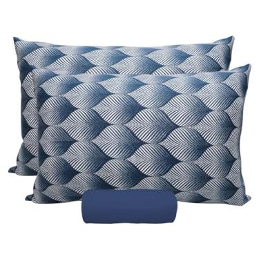 Imagem de Jogo de Lençol Portallar Casa 100% Algodão Queen Gante/Azul Profundo