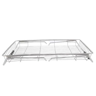 Imagem de Fockety Escorredor de Prato, Rack de Secagem de Prato de Aço Inoxidável de Drenagem Eficaz 36cm a 55cm Rack de Expansível para Bancada de Cozinha