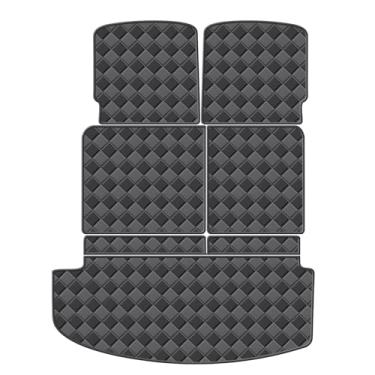 Imagem de WDYOYS Tapete de carga para Hyundai Palisade 2026 7 assentos tapete de porta-malas e 2ND+3ª fileira tapete de encosto traseiro, forro de carga para todos os climas, protetor de capa de assento