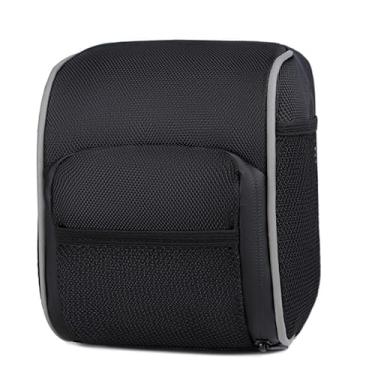 Imagem de Bolsa de celular preta para scooter e acessórios de bicicleta à prova d'água para guidão