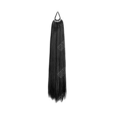 Imagem de Peruca Sintética Trançada De 24 Polegadas Com Cabelo Cacheado Para Uso