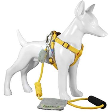 Imagem de Peitoral e Guia Para Cachorro Au Yellow