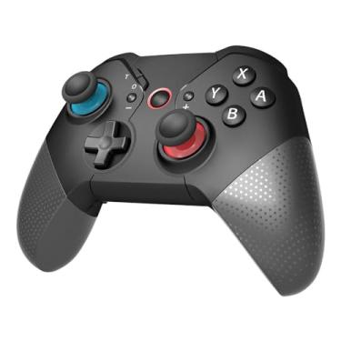 Imagem de Wireless Gaming Controller, Bluetooth Gamepad with LED Light, Red Black Blue (RGB3)