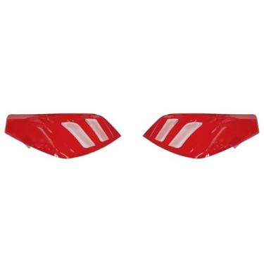 Imagem de compatível com peugeot 508 2011-2014 capa de luz traseira transparente abajur caso da lâmpada traseira substituir lente sombra(Outside A pair)