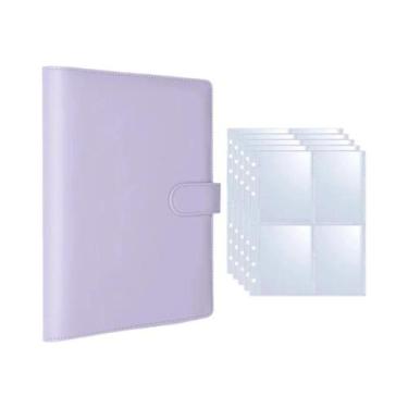 Imagem de Álbum De Fotos Kpop A5-Binder Com 25 Peças, 4 Grades, Suporte Para Car