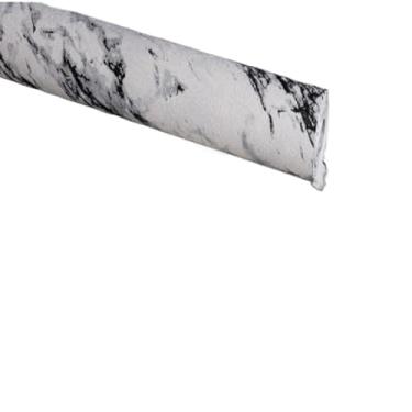 Imagem de Papel de parede Adesivos para cozinha quarto Brilhante Lavável Mármore gelo 3M x60cm Resistente Agua(Cinza 3m x 60cm,2 rolos)