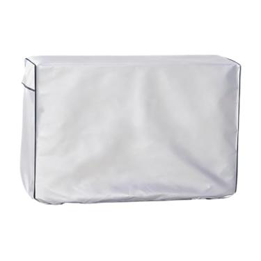 Imagem de KiBcsLic Capa para ar condicionado, multiuso, protetora, à prova de intempéries, chuva e ventilação, feita de poliéster robusto e ao sol, 86cm X 35cm X 60cm