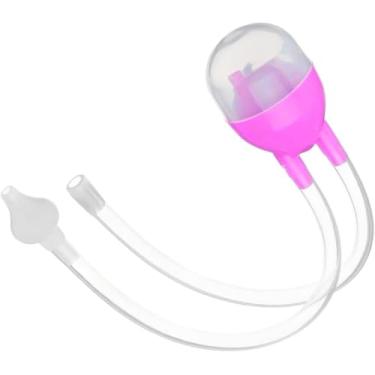 Imagem de Aspirador Nasal Infantil de Sucção Manual – Limpador Nasal para Bebê Menina Rosa