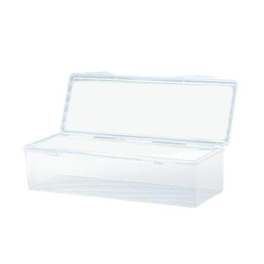 Imagem de harayaa Caixa Organizadora Transparente para Cartões Colecionáveis, Recipiente Protetor de Grande Capacidade para Mesa, Organizador Robusto, Sem Divisória