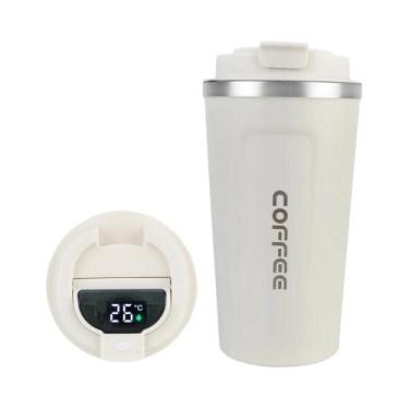 Imagem de Caneca Térmica De Café De 510ML Com Display De Temperatura, À Prova De