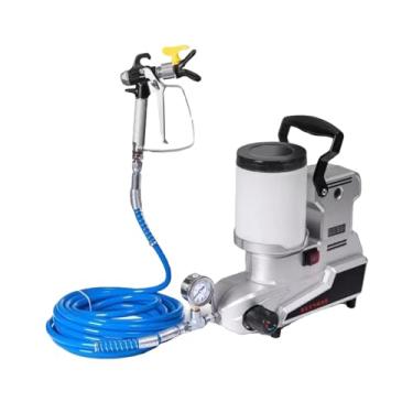 Imagem de Baoblaze Pulverizador de tinta sem ar, pulverizadores de tinta látex, acessórios de prevenção de incêndio, tintas látex para exteriores de casas, pulverizador