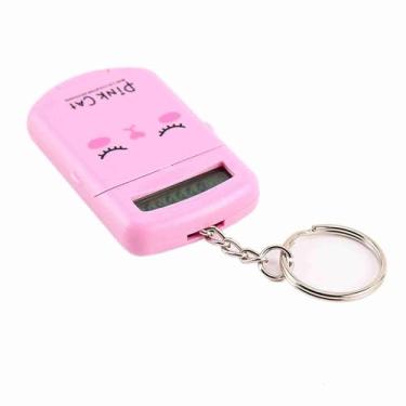 Imagem de Dioche Mini Calculadora Chaveiro Bonito Dos Desenhos Animados Display de 8 Dígitos Tamanho de Bolso Portátil Calculadora Básica para Crianças Estudantes Material Escolar Rosa Azul (Rosa)