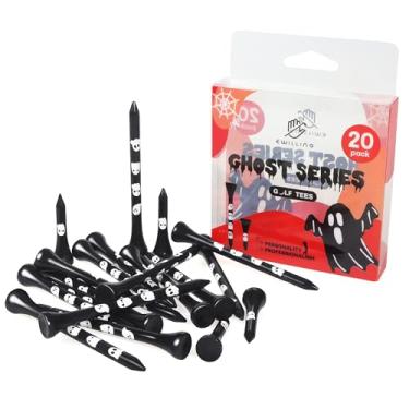 Imagem de EWILLING Camisetas de golfe com padrão vintage, pacote com 30 unidades, estampa personalizada com foco na exclusividade exclusiva, bambu selecionado, várias cores disponíveis (preto)