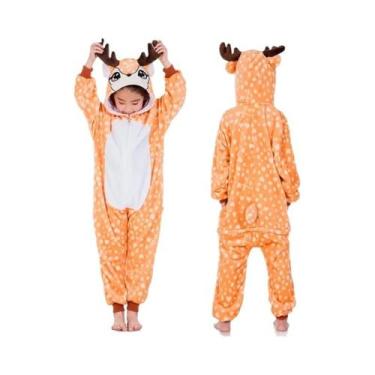 Imagem de Conjunto De Pijamas Kigurumi Unissex Para Crianças, Unicórnio Panda, M