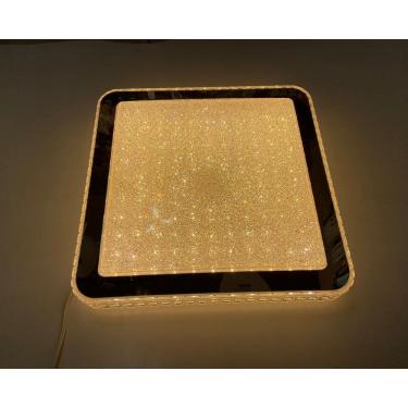 Imagem de Luminária Plafon sobrepor acrílico cristal espelhado 40cm