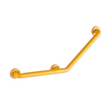 Imagem de Barra de apoio para corrimão de banheiro – Alça antiderrapante de aço inoxidável de 135 graus, barra de suporte de parede para banheiro sem barreiras, barra de suporte de banheiro para idosos e