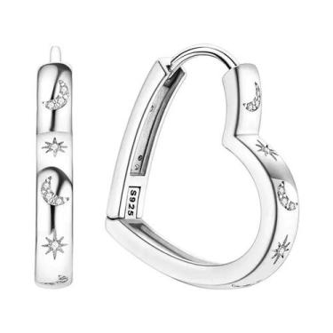 Imagem de Brincos De Casamento Em Prata Esterlina 925 Com Zircônia Em Forma De L