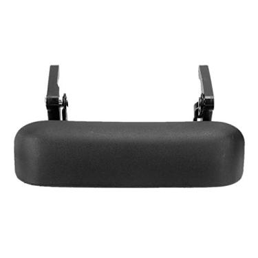 Imagem de Generic Maçaneta da Porta Traseira Maçaneta da Porta Traseira Durável Adequada para Adequada para Caminhão 1998-2011, Substituição Alça de Ferro ABS Preto de 6,1 Polegadas para