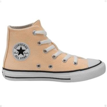 Imagem de Tênis Infantil Juvenil Converse All Star Original Seasonal Laranja Estiloso-Unissex