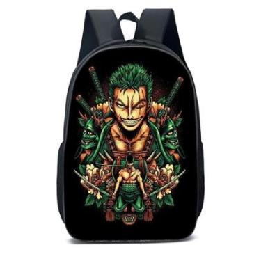 Imagem de Mochila Escolar Infanto Juvenil Zoro Pirata Anime One Piece Novidades 0570-Unissex