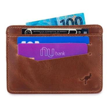 Imagem de Carteira Porta Cartão para Rg,cnh,cédulas,cartões Couro Bovino - ELLO 