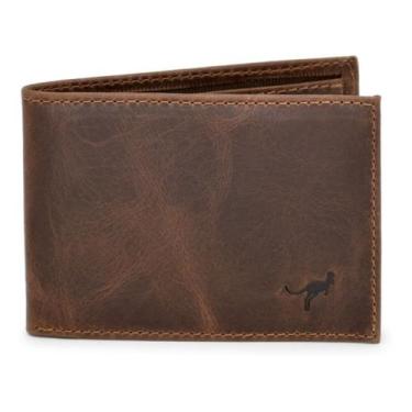 Imagem de Carteira Masculina Slim Pequena Luxo Couro Legítimo Natural - ELLO GRI