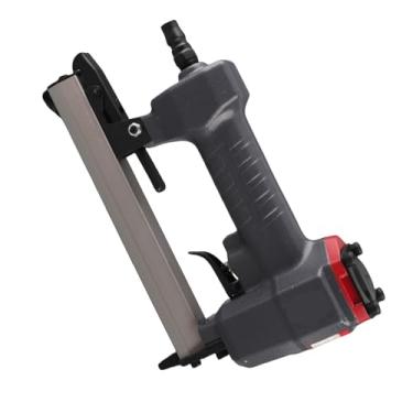 Imagem de ZJchao Pregador Pneumático Grampeador de Ar Portátil Contém 100 Pregos Pisos de Madeira para Profissionais e DIYers