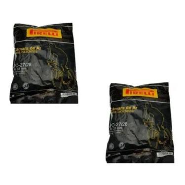 Imagem de 2 Câmaras De Ar 27 Pirelli Bicicleta Caloi 10 Monark Antiga Bike Speed