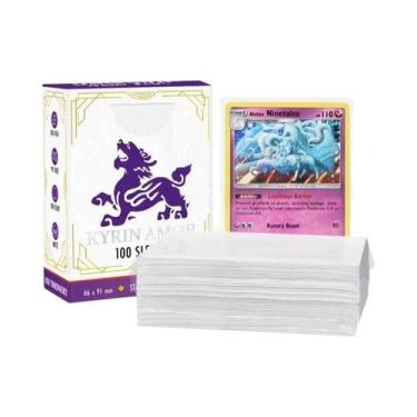 Imagem de Protetores De Cartas Premium Tamanho Padrão Para Pokémon TCG, MTG E Ca