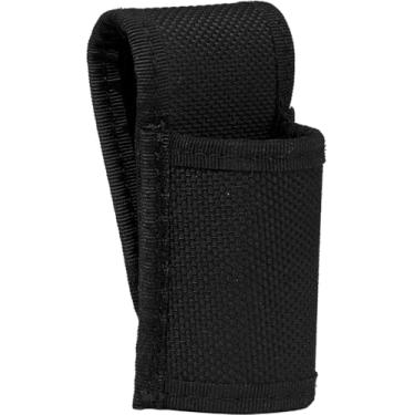 Imagem de Shield Wallets Suporte de lanterna Stinger compacto de nylon preto com encaixe traseiro, coldre aberto superior e inferior se encaixa com diâmetro de barril de 2,15 polegada, serve para cintos de