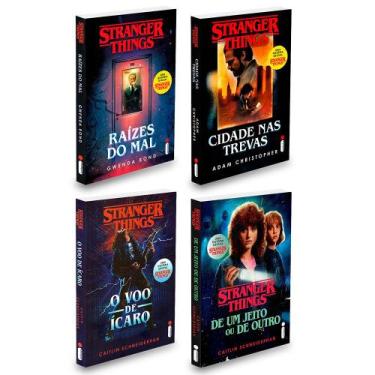 Imagem de Kit Stranger Things com 4 Livros Oficiais da Série - INTRINSECA