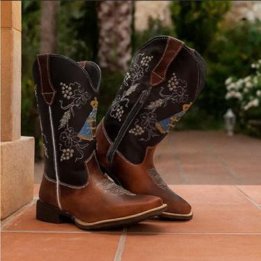 Imagem de Bota Texana Adulto em Couro Legítimo  Estilo, Conforto e Durabilidade!