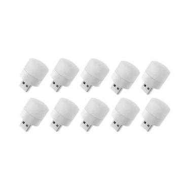 Imagem de Luz Noturna Mini USB Branca Quente, Lâmpada LED De Proteção Para Os Ol