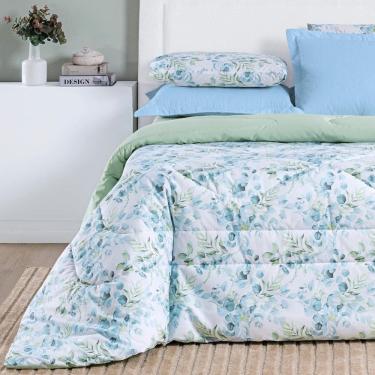 Imagem de Jogo De Cama Casal King Size Selin 100% Algodao Quentinho