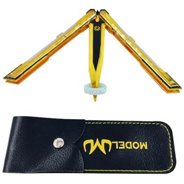 Imagem de Superbuybox Jogo Valorant Ion Karambit faca artes marciais armas ninja coleção de jogos presente decoração de mesa mochila pingente presente (íon karambit azul)