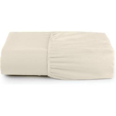 Imagem de Lençol Avulso Queen 198x158x26 100% Poliéster 400 Fios Palha