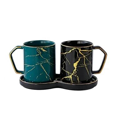 Imagem de THJKUPO Copo de enxaguante bucal de hotel de cerâmica conjunto de escovação de dentes para casal cilindro de dente de lavagem