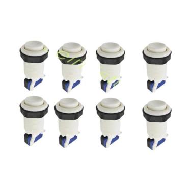 Imagem de Conjunto De 8 Botões De Pressão Para Joystick De Máquina De Jogo Arcad