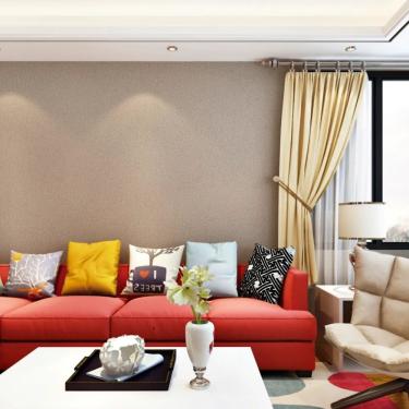 Imagem de Papel de Parede Essencial Aspecto Têxtil Marrom ESS1042