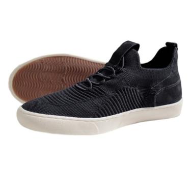 Imagem de Tênis Masculino Casual Ixória Knit New York Preto