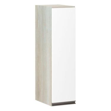 Imagem de Armário 20cm 1 Porta Luci Legno Crema C/Branco Polar