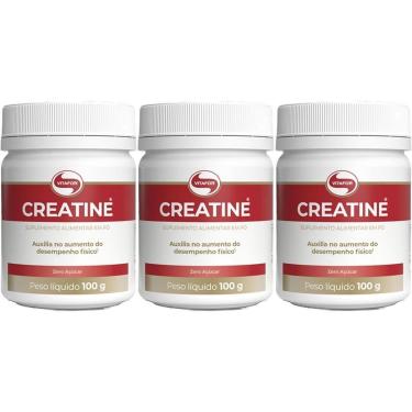 Imagem de Kit 3X Creatine Monohidratada - 100g - Vitafor-Masculino