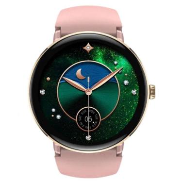 Imagem de Novo Zeblaze Relógio Lily 2 Chamadas De Voz Feminino Amoled Display Rosa