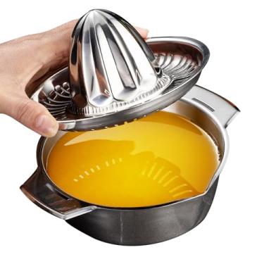 Imagem de Espremedor manual | Espremedor de suco de aço inoxidável, ferramenta portátil para espremedor resistente para romã, uva, citrino, tomate, cozinha, vegetais, limão