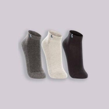 Imagem de Kit 3 Meias Lupo Cano Baixo - Masculina - 0932 - sortida - 3, 0932, So