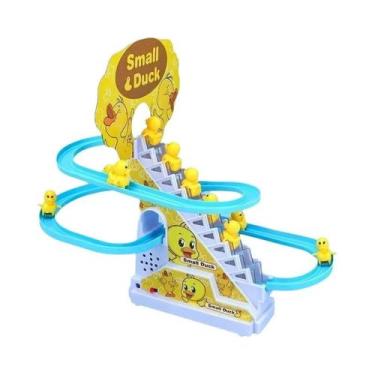 Imagem de Presente De Natal Para Crianças, Papai Noel Escalando Escadas, Brinque