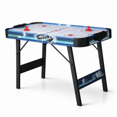 Imagem de Mesa de Air Hockey Ahead Sports Azul Compacta Bivolt com Acessórios  V