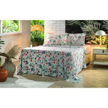 Imagem de Jogo de Cama Altenburg Brisa 2 Malharia 4 Peças Queen Bege