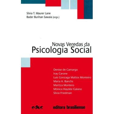 Imagem de Livro - Novas veredas da psicologia social
